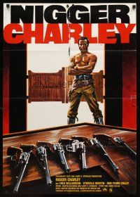 7c315 LEGEND OF NIGGER CHARLEY German '73 slave to outlaw Fred Williamson ain't running no more!