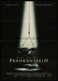 7c325 MARY SHELLEY'S FRANKENSTEIN German '94 Kenneth Branagh directed, Robert De Niro as monster!