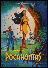 7c346 POCAHONTAS German '95 Disney, the famous Native American Indian with John Smith!