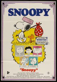 7c368 SNOOPY COME HOME white style German '72 Peanuts, great Schulz art of Snoopy, Charlie Brown!