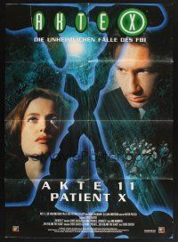 7c386 X-FILES Patient X style video German '98 FBI agents David Duchovny & Gillian Anderson!