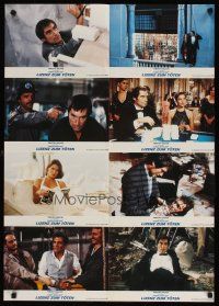 7c174 LICENCE TO KILL German LC poster '89 Timothy Dalton as Bond in tuxedo on ground!