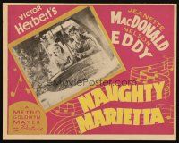 7c012 NAUGHTY MARIETTA Canadian LC '35 Jeanette MacDonald & Nelson Eddy by well!