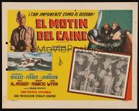 7c157 CAINE MUTINY Mexican LC '54 Humphrey Bogart, Robert Francis, Van Johnson!