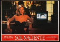 7c024 RISING SUN Spanish LC '93 Philip Kaufman directed, sexy Tatjana Patitz!