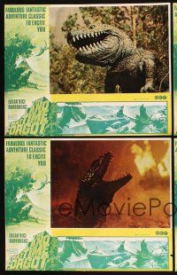 7c388 LAND THAT TIME FORGOT set of 8 Aust LCs '75 Edgar Rice Burroughs, special effects images!