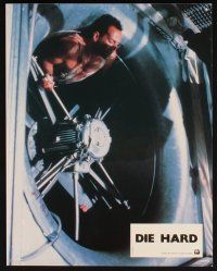 7c009 DIE HARD 2 French LCs '88 cop Bruce Willis is up against twelve terrorists, crime classic!