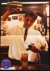 7c230 COCKTAIL set of 4 German LCs '88 bartender Tom Cruise Bryan Brown, sexy Elisabeth Shue!