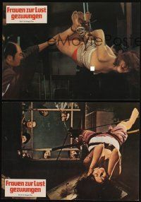7c231 ORGIES OF EDO 4 German LCs 1969 naked bound Asian women, Zankoku ijo Gyakutai Monogatari!