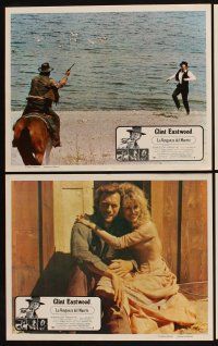 7c123 HIGH PLAINS DRIFTER set of 8 Mexican LCs '73 Clint Eastwood, Mariana Hill, Billy Curtis!