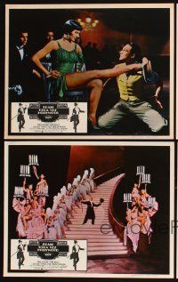 7c129 THAT'S ENTERTAINMENT PART 2 set of 8 Mexican LCs '75 Gene Kelly, sexy Cyd Charisse & more!