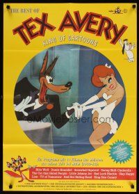 7d037 BEST OF TEX AVERY German '80s the Wolf leers at Red Hot Riding Hood, Droopy!