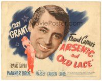 7d284 ARSENIC & OLD LACE TC '44 Cary Grant & Priscilla Lane in Frank Capra black comedy classic!