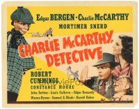 7d260 CHARLIE McCARTHY DETECTIVE TC '39 Edgar Bergen, Charlie McCarthy, Mortimer Snerd, Cummings!
