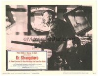 7d270 DR. STRANGELOVE LC '64 Kubrick, c/u of Sterling Hayden & Peter Sellers by machine gun!