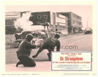 7d275 DR. STRANGELOVE LC '64 Stanley Kubrick classic, soldiers try to capture Sterling Hayden!