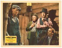 7d329 GRAPES OF WRATH LC '40 Henry Fonda in tense scene on porch, Steinbeck & John Ford classic!