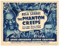 7d252 PHANTOM CREEPS whole serial TC '39 Bela Lugosi, serial in 12 spine-shivering action chapters!