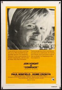 7e217 CONRACK linen 1sh '74 great portrait of dedicated teacher Jon Voight, from Pat Conroy novel!