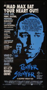 7f190 ROMPER STOMPER Aust daybill '92 Russell Crowe as skinhead in Australia!