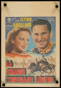 7f400 CHARGE OF THE LIGHT BRIGADE Belgian 12x17 R40s different art of Flynn & De Havilland, Curtiz