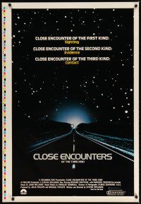 7f064 CLOSE ENCOUNTERS OF THE THIRD KIND int'l printer's test 1sh '77 Spielberg's sci-fi classic!