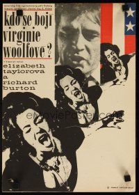 7f301 WHO'S AFRAID OF VIRGINIA WOOLF Czech 11x16 '67 Elizabeth Taylor, Richard Burton, Nichols