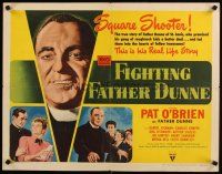 7f091 FIGHTING FATHER DUNNE style A 1/2sh '48 priest Pat O'Brien promised kids a better deal!