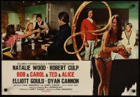 7f253 BOB & CAROL & TED & ALICE ItalEng photobusta '70 Dyan Cannon, sexy Natalie Wood, Gould, Culp