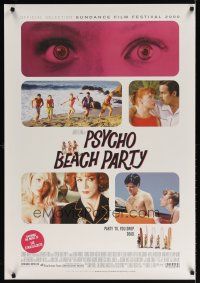 7f044 PSYCHO BEACH PARTY 1sh '00 wacky slasher horror spoof, party till you drop dead!