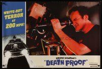 7f068 DEATH PROOF special 27x40 '07 Grindhouse, cool image of director Quentin Tarantino!