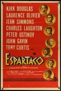 7g103 SPARTACUS Argentinean '61 classic Stanley Kubrick & Kirk Douglas epic!