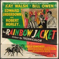 7g060 RAINBOW JACKET English 6sh '54 art of Kay Walsh, Bill Owen, Edward Underdown & horse racing!
