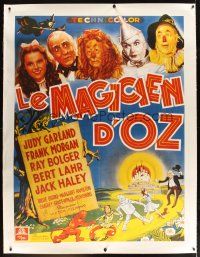 7g144 WIZARD OF OZ linen French 1p R89 Victor Fleming, Judy Garland all-time classic!