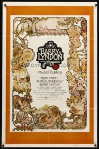 7h073 BARRY LYNDON int'l 1sh '75 directed by Stanley Kubrick, Ryan O'Neal & Marisa Berenson!