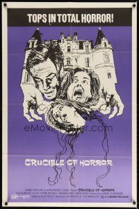 7h201 CRUCIBLE OF HORROR 1sh '70 Viktors Ritelis' The Corpse, tops in total horror!
