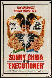 7h305 EXECUTIONER 1sh '78 Chokugeki! Jigoku-ken, the meanest Sonny Chiba movie yet!