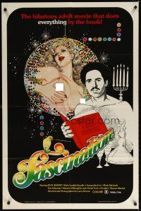 7h318 FASCINATION 1sh '80 Ron Jeremy, x-rated, sexploitation, sexy artwork!