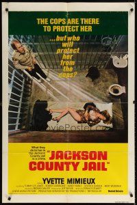 7h481 JACKSON COUNTY JAIL int'l 1sh '76 what they did to Yvette Mimieux in jail is a crime!