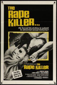 7h722 RAPE KILLER 1sh '76 sex horror, you will never see this on TV!
