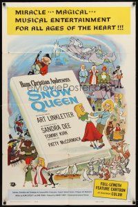 7h805 SNOW QUEEN 1sh '60 Snezhnaya Koroleva, Russian, cool different fantasy cartoon art!