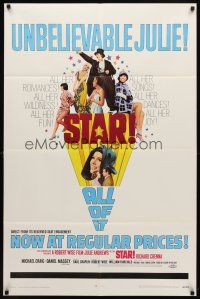 7h824 STAR 1sh '68 Julie Andrews, Robert Wise, Richard Crenna, Daniel Massey