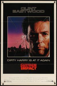 7h844 SUDDEN IMPACT 1sh '83 Clint Eastwood is at it again as Dirty Harry, great image!