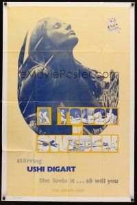 7h910 TOUCH OF SWEDEN 1sh '71 sexiest Swedish Uschi Digard loves it, Pastries!