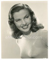 7j534 AVA NORRING 7.5x9.25 still '50s head & shoulders smiling close up of the sexy actress!