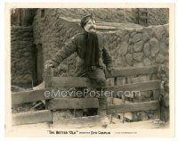 7j562 BETTER 'OLE 8x10 still '26 great image of Syd Chaplin as Old Bill in World War I!