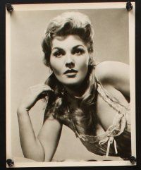7j196 CLAIRE KELLY 5 8x10 stills '50s sexy c/u & full-length portraits in swimsuit, w/ dogs & more!
