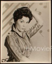 7j345 CONNIE FRANCIS 2 8x10 stills '50s great close up & full-length portraits of the pretty star!