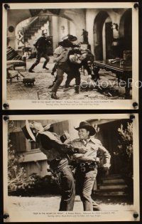 7j292 DEEP IN THE HEART OF TEXAS 3 8x10 stills R48 images of Johnny Mack Brown beating up bad guys!