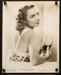 7j167 DIANA LYNN 6 8x10 stills '40s-50s head & shoudlers portraits of the pretty actress!